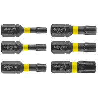 Graphite Біти, набір 6шт, 1/4 Graphite Біти, набір 6шт, 1/4