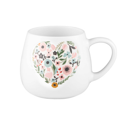 Чашка ARDESTO Love, 390мл, порцеляна, багатокольоровий