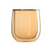 ARDESTO Набор чашек AGolden Moon с двойными стенками, 250 мл, H 9,5 см, 2 ед., боросиликатное стекло ARDESTO Набор чашек AGolden Moon с двойными стенками, 250 мл, H 9,5 см, 2 ед., боросиликатное стекло