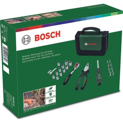 Bosch Набір інструментів, 26шт, універсальних