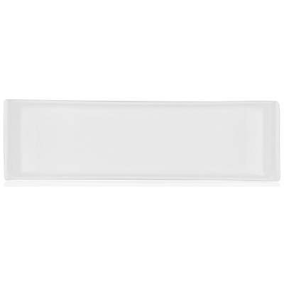 Блюдо ARDESTO, 30.5х9см, порцеляна, прямокутна, білий Блюдо ARDESTO, 30.5х9см, порцеляна, прямокутна, білий