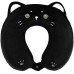 Подушка для шиї ARDESTO Travel Black Cat 30х30см, поліуретанова піна, чорний