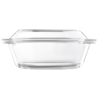 Форма для запекания с крышкой Ardesto Black Mars, 20.6х20.6х9.9см, боросиликатное стекло, круглая, прозрачный AR2415BG Форма для запекания с крышкой Ardesto Black Mars, 20.6х20.6х9.9см, боросиликатное стекло, круглая, прозрачный AR2415BG