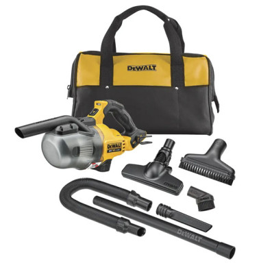 Пилосос акумуляторний DeWalt 18B XR Li-lon D318мм контейнер 0.л 217л/с 1.5кг без АКБ та ЗП Пилосос акумуляторний DeWalt 18B XR Li-lon D318мм контейнер 0.л 217л/с 1.5кг без АКБ та ЗП