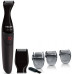 Тример Philips Multigroom series 1000, для бороди і вусів, 1хАА, насадок-4, сталь, чорний Тример Philips Multigroom series 1000, для бороди і вусів, 1хАА, насадок-4, сталь, чорний