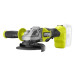 Ryobi Шліфмашина кутова RAG18X-0, акумуляторна ONE+ НР, безщіткова, 125мм, 18В (без АКБ та ЗУ)