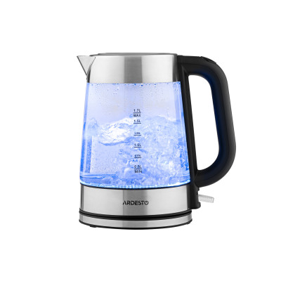 ARDESTO Электрочайник EKL-F200 1.7л/2150Вт/strix контроль/ корпус стекло/серебристая горловина ARDESTO Электрочайник EKL-F200 1.7л/2150Вт/strix контроль/ корпус стекло/серебристая горловина