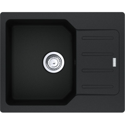 Мийка кухонна Franke City, фраграніт, прямокутник, з крилом, 620х500х190мм, чаша - 1, врізна, оборотна, UCG 611-62, онікс Мийка кухонна Franke City, фраграніт, прямокутник, з крилом, 620х500х190мм, чаша - 1, врізна, оборотна, UCG 611-62, онікс