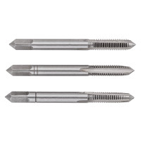 Мітчики TOPEX, М4, крок різьблення 0.75мм, 44мм, вольфрамова сталь, футляр, 3шт