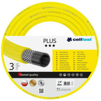 Шланг садовый Cellfast PLUS, 1/2', 25м, 3 слоя, до 25 Бар, -20...+60°C (10-200_CELLFAST) Шланг садовый Cellfast PLUS, 1/2', 25м, 3 слоя, до 25 Бар, -20...+60°C (10-200_CELLFAST)
