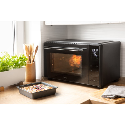 Піч електрична Sencor SEO, 35л, 1700 Вт, сенсорне., 30–230 °C, гриль, чорна