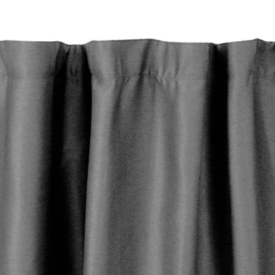 Штора ARDESTO 150х270см, блекаут мікровелюр, 100% поліестер, сірий темний
