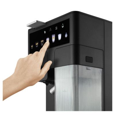 Кавоварка Catler капсульна Renzo 1.6л, капсули, мелена кава, сенсорне керування, автоматичний капучинатор, чорний Кавоварка Catler капсульна Renzo 1.6л, капсули, мелена кава, сенсорне керування, автоматичний капучинатор, чорний