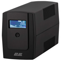 Источник бесперебойного питания 2E DD850, 850VA/480W, LCD, USB, 2xSchuko (2E-DD850) Источник бесперебойного питания 2E DD850, 850VA/480W, LCD, USB, 2xSchuko (2E-DD850)