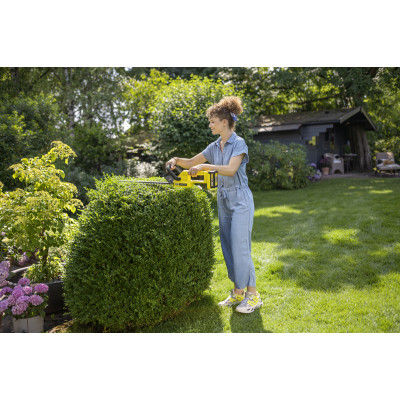 Кущоріз акумуляторний Karcher HGE 2-18 18В лезо 45см крок різу 18мм 2.34кг без АКБ та ЗП Кущоріз акумуляторний Karcher HGE 2-18 18В лезо 45см крок різу 18мм 2.34кг без АКБ та ЗП