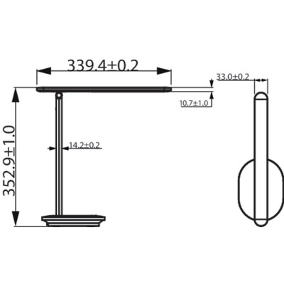 Philips Лампа настільна LED Reading Desk lamp Ivory, біла