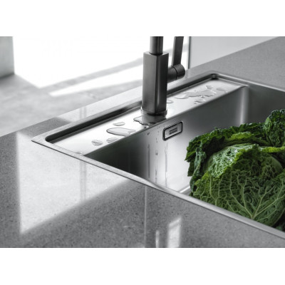 Кухонна мийка Franke Maris MRX 210-40 TL/127.0598.748/нержав.сталь полірована/510х430х180/врівень зі стільницею SlimTop