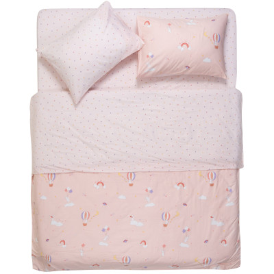 КПБ 2,0сп ARDESTO Gloria, підковдра 200х220см, простирадло 230х240см, наволочки (2) 50х70см, 100% бавовна, сатин, радість, рожевий