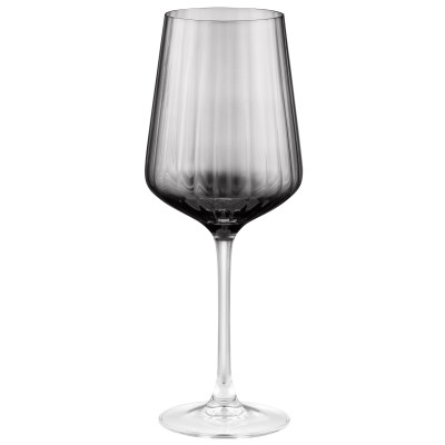 Набір келихів для вина ARDESTO Black Mars Alcor 560мл, 2шт, скло, сірий Набір келихів для вина ARDESTO Black Mars Alcor 560мл, 2шт, скло, сірий