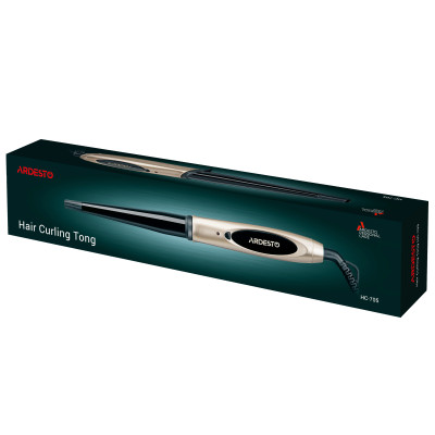 Плойка ARDESTO HC-705, 30Вт, >200С, конусна, кераміка, чорний Плойка ARDESTO HC-705, 30Вт, >200С, конусна, кераміка, чорний