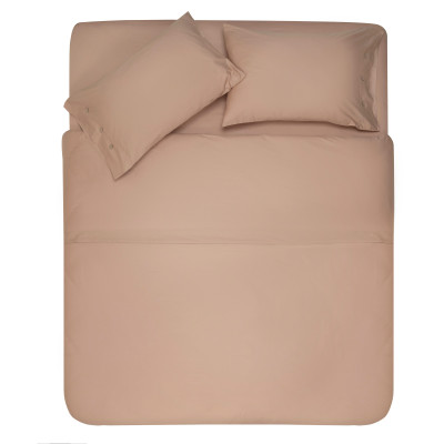 Простирадло на резинці ARDESTO Mix&Match, 180x200+30см, 100% бавовна, сатин, бежевий