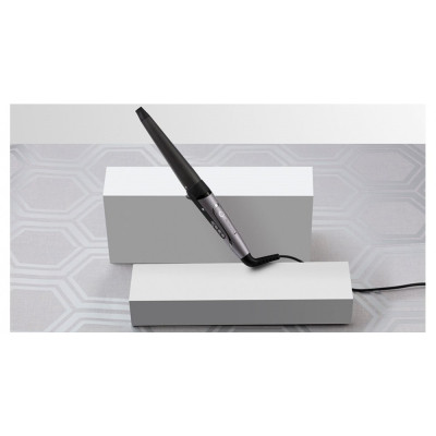 Плойка Remington ProLuxe, конусна, темп.режимів-9, D-19-32mm, 130-210С, кераміка, сріблястий