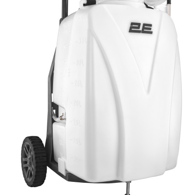 Обприскувач акумуляторний 2E AquaSpray 40LR 40л 12В 1х12А·год 7бар 2.9л·хв 14.5кг вольтметр колеса шланг 15м (2E-40LWBS15)
