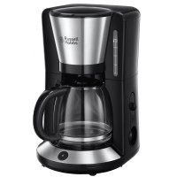 Кавоварка Russell Hobbs крапельна Adventure, 1.25л, мелена, чорно-сріблястий