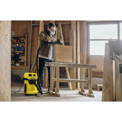 Пилосос професійний Karcher WD 3 P V-17/4/20 1000Вт розетка 220В контейнер 17л 4.86кг