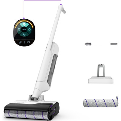 Rowenta Пилосос Rowenta безпровідний миючий X-Clean 10, 200Вт, конт пил -0.67л, конт для води-0.79л, автон. робота до 60хв, вага-4.15кг, НЕРА, білий Rowenta Пилосос Rowenta безпровідний миючий X-Clean 10, 200Вт, конт пил -0.67л, конт для води-0.79л, автон. робота до 60хв, вага-4.15кг, НЕРА, білий