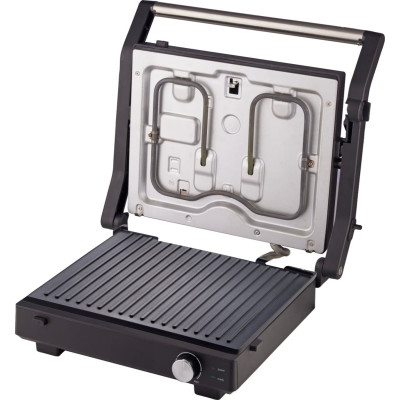 Гриль Gorenje прижимний 2000Вт, темп. режимів-7, з`ємні пластини, розкриття на 180°, метал, чорний Гриль Gorenje прижимний 2000Вт, темп. режимів-7, з`ємні пластини, розкриття на 180°, метал, чорний