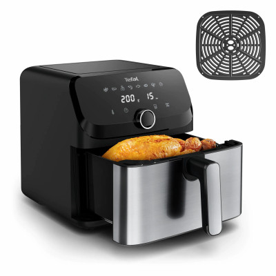 Tefal Мультипіч Easy Fry Mega, 1700Вт, чаша-7.5л, сенсорне керув., 8 програм, пластик, чорний
