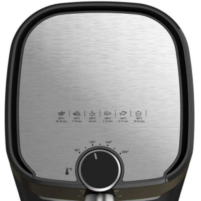 Мультипіч Tefal AirFry&Grill, 1550Вт, чаша-4.2л, електронне керув., пластик, чорний