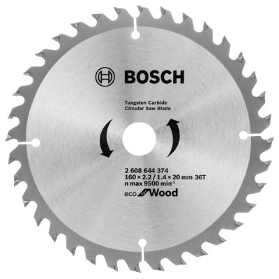 Диск пиляльний Bosch Professional Eco for Wood 160x2.2x20-36T