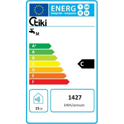 Водонагрівач електр. TIKI круглий TGR, 50л, 2кВт, мех. кер-ння, C, білий, 700171 Водонагрівач електр. TIKI круглий TGR, 50л, 2кВт, мех. кер-ння, C, білий, 700171