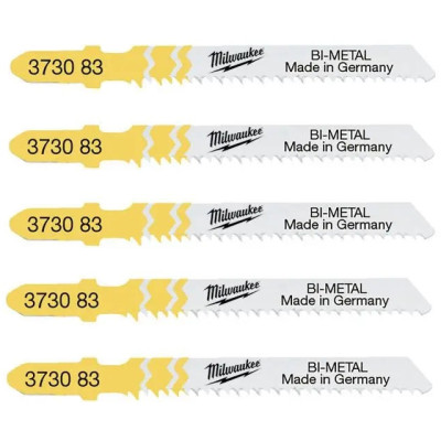 Полотно пиляльне для електролобзика Milwaukee Special по дереву, крок зуба 1.9ммх60мм, 5шт