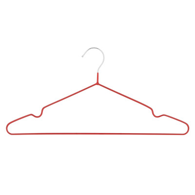 Набір вішаків ARDESTO 40.5см, 5шт, метал, ПВХ, червоний