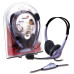 Гарнитура ПК стерео Genius HS-04S, 2х mini-jack, 2м, фиолетовый (31710025100)
