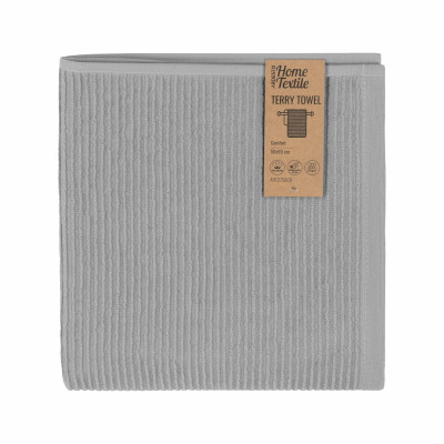 Рушник махровий ARDESTO Comfort 50х90см, 100% бавовна, сірий