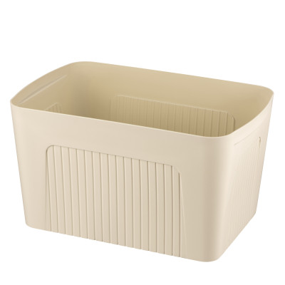 Ящик з кришкою для зберігання ARDESTO 45.5х31х24.5см, 23л, пластик PP, бежевий Ящик з кришкою для зберігання ARDESTO 45.5х31х24.5см, 23л, пластик PP, бежевий