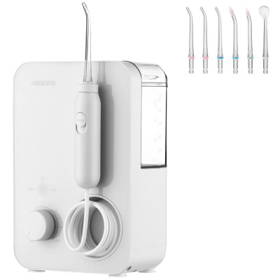 Іригатор ARDESTO стаціонарний, чаша 600 мл, від мережі , 7 насадок, білий