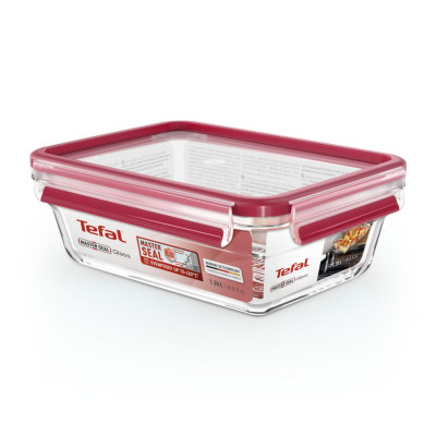 Tefal Форма універсальна із кришкою MASTERSEAL GLASS 1.3 л, скло N1041010