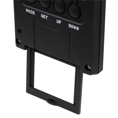 Термогігрометр Hama внутр. вимірювання, темп-ра, вологість, час, з індикатором погоди, чорний