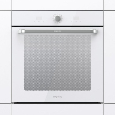 Духова шафа Gorenje електрична, 77л, A, пара, дисплей, макс.темпер.-300,  білий