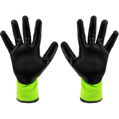 Neo Tools Рукавички робочі, утеплені, латексне покриття, поліестер, р.10, зелено чорні Neo Tools Рукавички робочі, утеплені, латексне покриття, поліестер, р.10, зелено чорні