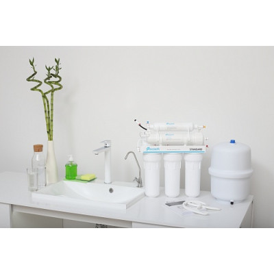 Фільтр зворотного осмосу Ecosoft Standard 5-50, мембрана 50gpd, кран капля Фільтр зворотного осмосу Ecosoft Standard 5-50, мембрана 50gpd, кран капля