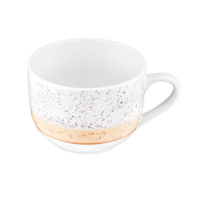 ARDESTO Чашка Siena, 500мл, порцеляна, біло-жовтий ARDESTO Чашка Siena, 500мл, порцеляна, біло-жовтий