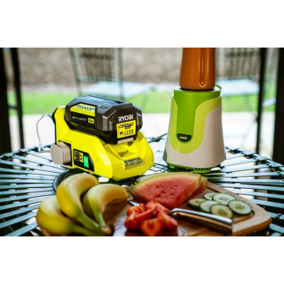 Инвертор напряжения аккумуляторный Ryobi RY36BI300A-0, 36В MAX POWER, 220В, 300Вт(500Вт пиковая), без АКБ и ЗУ (5133004893)