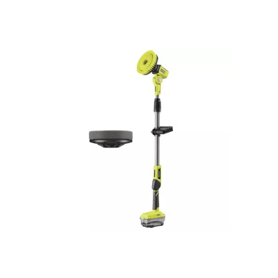Щетка телескопическая Ryobi R18TPS-0, аккумуляторная ONE+ 18В, щетка 15см, 210об/мин, длина ручки 1-1.4м, IPX7, 2.1кг (без АКБ и ЗУ) (5133004847)