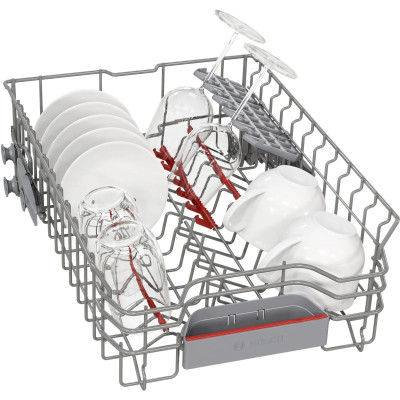 Посудомийна машина Bosch вбудована, 10компл., A+, 45см, дисплей, 3й кошик, білий